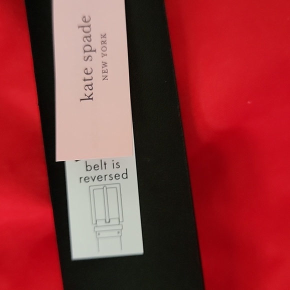 Kate Spade Black and White Polka Dot Belt NWT  Large - Picture 7 of 9